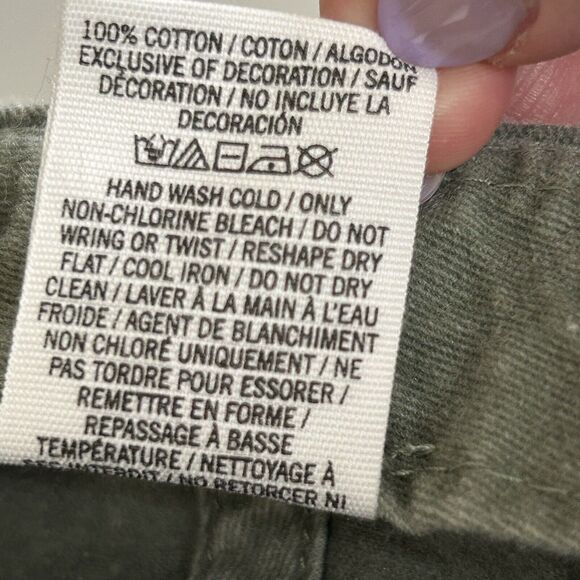 Victoria Secret PINK Baseball Cap Patch Logo Olive Green Cotton Adjustable Y2K - Picture 10 of 10